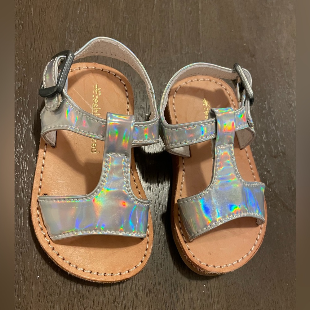 Freshly Picked Holographic Malibu sandals